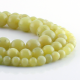 Lemon jade round beads